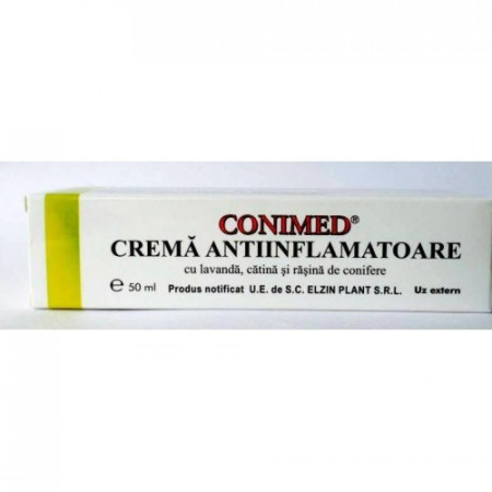 Conimed Crema Antiinflamatoare Elzin Plant 50 ml