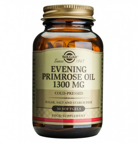 Evening Primrose Oil 1300 mg (Ulei de luminita noptii) Solgar 30 capsule