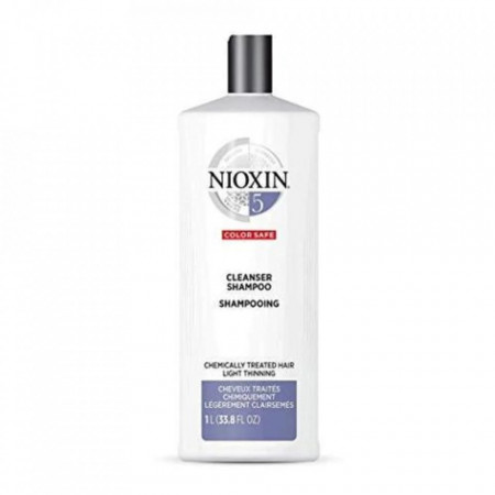 Sampon pentru par normal spre aspru cu aspect subtiat Nioxin System 5