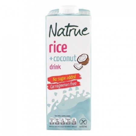 Lapte vegetal din Orez cu Cocos 1l Natrue