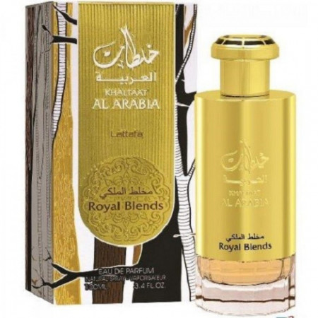 Lattafa Perfumes Khaltaat Al Arabia Royal Blends Apa de Parfum, Femei, 100ml