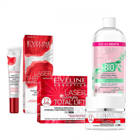Pachet Eveline Cosmetics Laser Total Lift 50+