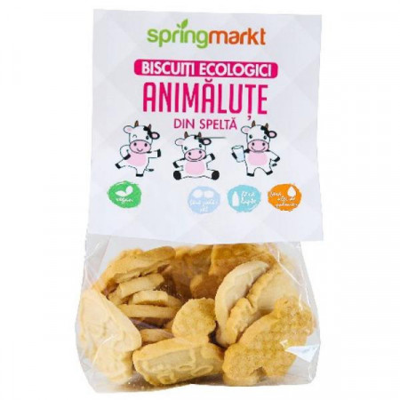 Biscuiti Ecologici din Spelta Animalute, 100gr