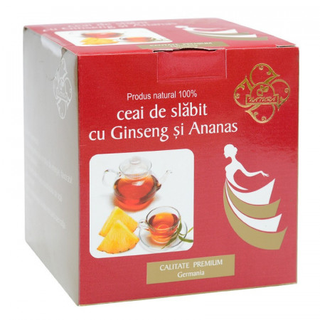 Ceai de Slabit cu Ginseng si Ananas BIS-NIS 20 doze