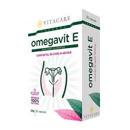 Omegavit E Vitacare 30 capsule
