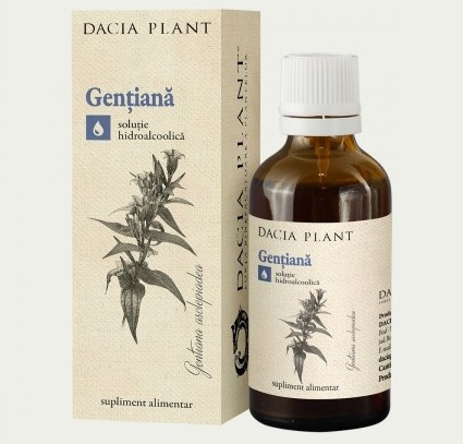 Tinctura de Gentiana Dacia Plant 50 ml