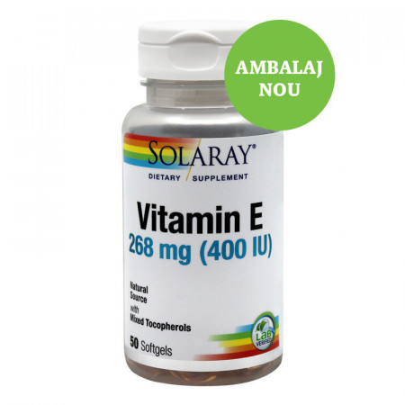 Vitamina E 400UI SECOM Solaray 50 capsule
