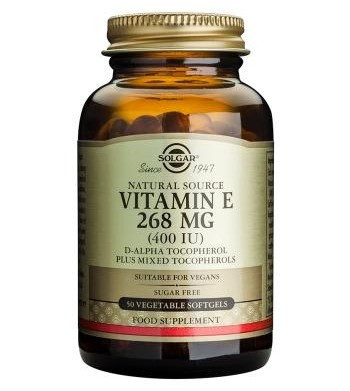 Vitamina E din surse naturale 268 mg (400 UI) Solgar 50 capsule