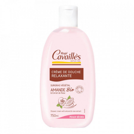 Crema de dus relaxanta cu unt de migdale si extarct de trandafir, Roge Cavailles
