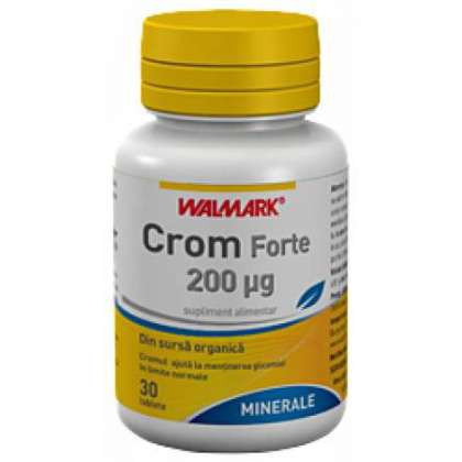 Crom Forte 200 mcg Walmark 30 tablete