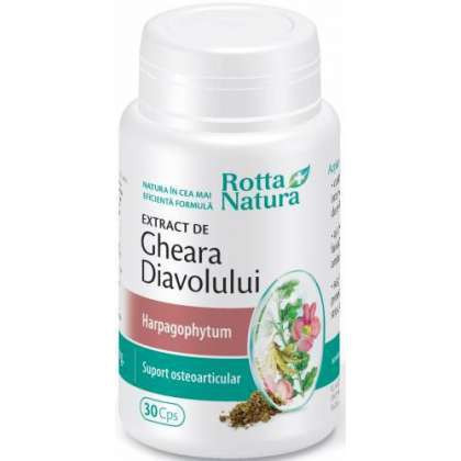 Gheara Diavolului (Harpagophytum) Rotta Natura 30 capsule