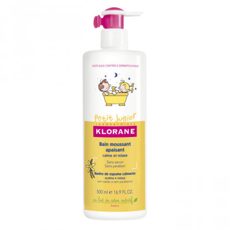 Spumant calmant cu aromă de vanilie, Klorane Junior
