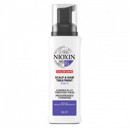 Tratament leave-in Nioxin System 6 pentru par tratat chimic, 100 ml