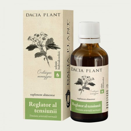 HerboTensin tinctura (Reglator al tensiunii), 50 ml, Dacia Plant