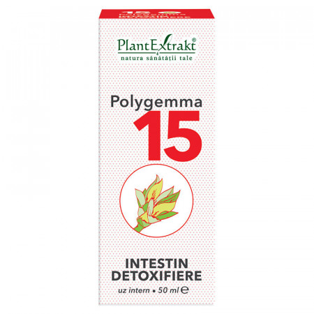 Polygemma 15 (Intestin detoxifiere) 50 ml PlantExtrakt