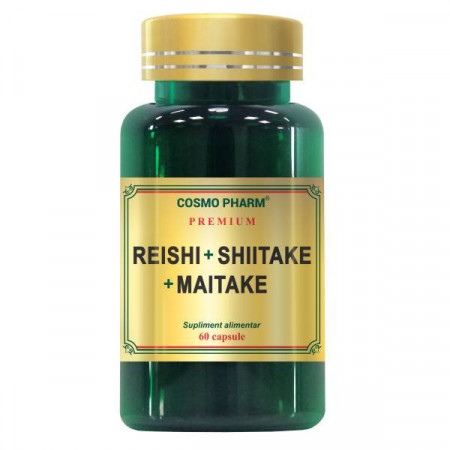 Reishi + Shiitake + Maitake Cosmopharm Premium