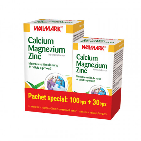 Calcium Magnezium Zinc Walmark 100+30 tablete