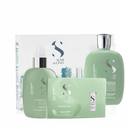 Set anti-cadere Alfaparf Milano Scalp Energizing Sampon 250 ml + Tonic 125 ml + Lotiune 12x10 ml