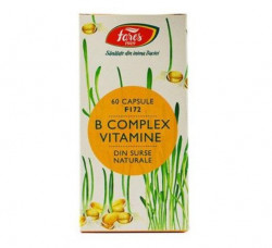 B Complex vitamine naturale Fares 60 comprimate