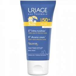 Crema minerala pentru protectie solara Uriage 1er Bebe, SPF 50+, 50 ml