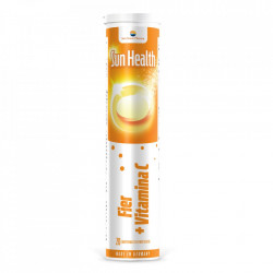 Fier + Vitamina C Sun Health 20 comprimate efervescente Sun Wave