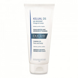 Gel spumant pentru pielea iritata cu roseata si scuame Kelual DS, Ducray