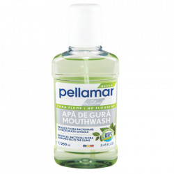 Apa de gura fara fluor cu menta Pellamar, 250 ml