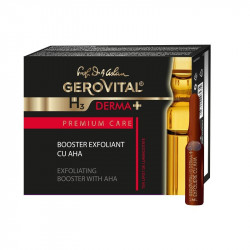 Booster exfoliant cu AHA Gerovital H3 Derma+ Premium Care, 4 fiole