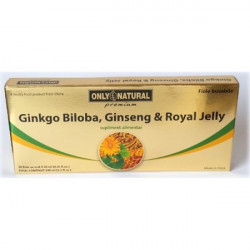 Ginkgo Biloba, Ginseng & Royal Jelly Only Natural
