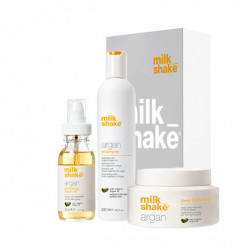 Kit pentru hidratare si reparare Milk Shake Argan Oil Sampon 300 ml + Masca 200 ml + Ulei 50 ml