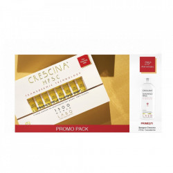 Pachet Tratament Crescina Transdermic Re-Growth HFSC 1300 Woman, 20 fiole + Sampon Crescina Transdermic HFSC Woman, 200 ml, Labo