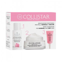 Set cadou Collistar 3 In 1 Micellar Milk 35 Ml + Fresh Moisturizing Gelee Cream Oil Fre 30 Ml + Gel contur ochi 5 Ml