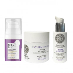 Set Natura Siberica Crema pentru fata Age-Delay 50ml +Ser pentru fata Age-Delay 30ml +Ser pentru ochi Age-Delay 30ml