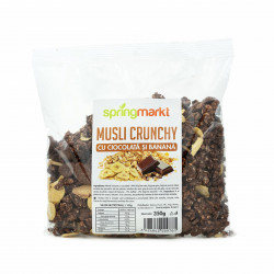 Crunchy musli (cu ciocolata si banane) SpringMarkt 350 g- SpringMarkt
