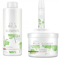 Set pentru par normal Wella Professionals Elements Renewing, Sampon 1000 ml + Masca 500 ml + Leave-In 150 ml