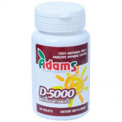 Vitamina D Naturala 5000 UI Adams Vision