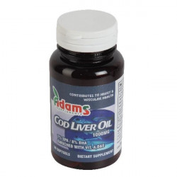 Cod Liver Oil 1000 mg Adams Vision