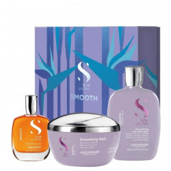 Set pentru netezire Alfaparf Milano Semi Di Lino Sampon 250 ml + Masca 200 ml + Ulei pentru netezire 100 ml