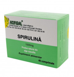 Spirulina 1000 mg Hofigal 40 tablete