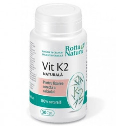 Vitamina K2 Naturala Rotta Natura 30 capsule