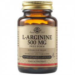 L-Arginină 500 mg, 50 capsule, Solgar