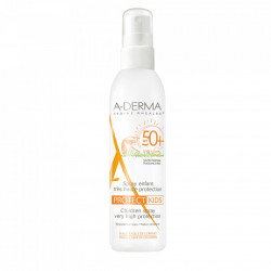 Spray protectie solara pentru copii SPF 50+Protect Kids A- Derma