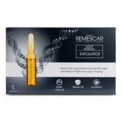 Tratament exfoliant de noapte pentru regenerarea tenului Remescar, 5x2 ml