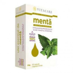 Ulei esential de Menta Vitacare 30 caspule