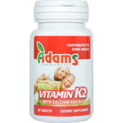 Vitamina K2+Ca+D3 Adams Vision