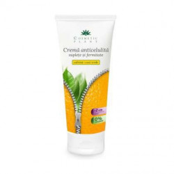 Crema Anticelulita Suplete si Fermitate cu Cafeina si Ceai Verde Cosmetic Plant 200 ml