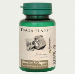 Drojdie cu Seleniu Organic Dacia Plant 60 comprimate