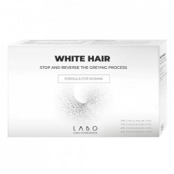 Fiole tratament White Hair pentru stoparea si inversarea procesului de albire a parului, pentru femei
