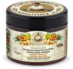 Masca de par naturala pentru intarirea radacinilor cu ulei de mustar 300ml, Bunica Agafia