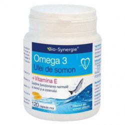 Omega 3 ulei de somon 1000 mg + vitamina E Bio-Synergie capsule